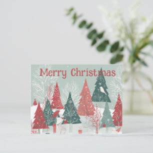 Whimsical Boughcard - Quirky Holiday Feiertagspostkarte
