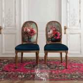 Whimsical Bouquet Vibranly Pink Floral Seidenpapier