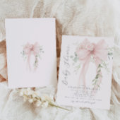 Whimsical Bow Gender neutral baby shower Einladung