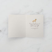 Whimsical Bow Pet Weihnachtskarte Foto Faltkarte Dankeskarte (Innenseite)