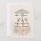 Whimsical Bow Photo Graduation Party Einladung (Vorderseite)