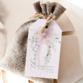 Whimsical Bow She is tying the knot Bridal shower Geschenkanhänger