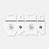 Whimsical Boxer: Bearbeiten von Text Line Art Geschenkschachtel (Ungefaltet)