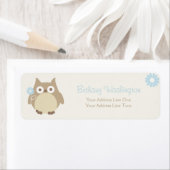 Whimsical Boy Owl Baby Dusche (Insitu)