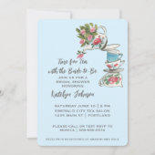 Whimsical Brautparty Tee Party Einladung (Vorderseite)