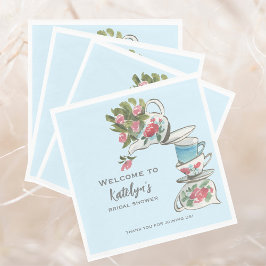 Whimsical Brautparty Tee Party Serviette