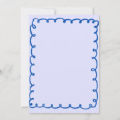 whimsical Breffee Hand Drawn Baby Dusche Einladung (Rückseite)