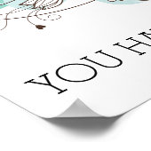 Whimsical Bright Future Poster (Ecke)