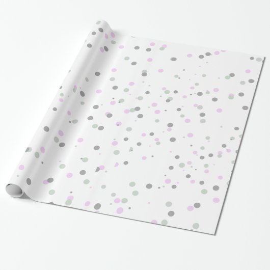 Whimsical Bright Red Snowfall Dos Holiday Geschenkpapier (Ungerollt)