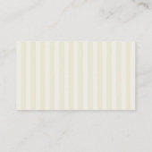 Whimsical Brown Bow Striped Diaper Raffle Begleitkarte (Rückseite)