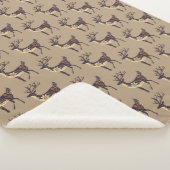 Whimsical Brown Deep Christmas Sherpadecke (3/4)