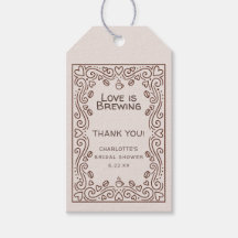 Whimsical Brown Love Is Brewing Brautparty