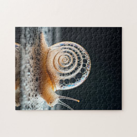 Whimsical Bubbly Snail Puzzle (Horizontal)