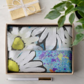 Whimsical Bumble Bee Daisies Blumendekoupage Seidenpapier (Geschenk)