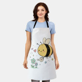  Whimsical Bumblebee Nature Lover  Schürze (Getragen)