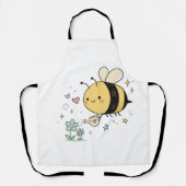  Whimsical Bumblebee Nature Lover  Schürze (Vorderseite)