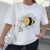  Whimsical Bumblebee Nature Lover  Tri-Blend Shirt