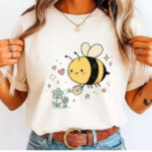  Whimsical Bumblebee Nature Lover  Tri-Blend Shirt