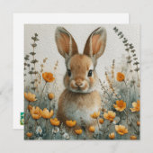 Whimsical Bunnies: Freudenvolle Notizen 🐇 Digital (Vorne/Hinten)