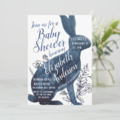 Whimsical Bunny Baby Dusche Einladung (Stehend Vorderseite)