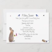 Whimsical Bunny baby Dusche: Einladungen (Vorderseite)