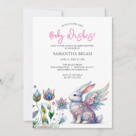 Whimsical Bunny Baby Shower Einladungen