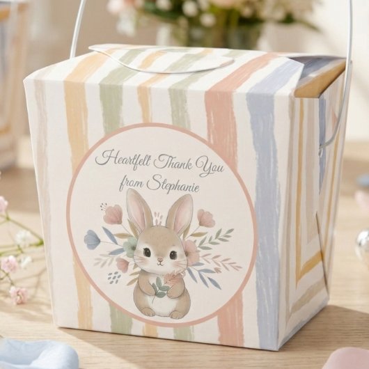 Whimsical Bunny Baby Shower Geschenkschachtel