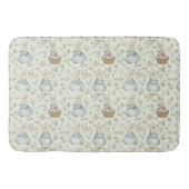 Whimsical Bunny Bliss Osterfest Badematte (Vorderseite)