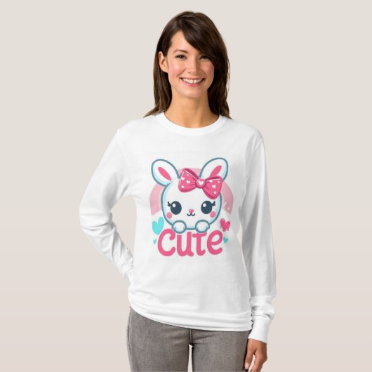 Whimsical Bunny Fun Shirt (Vorne ganz)