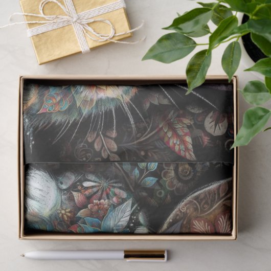 Whimsical Bunny Rabbit Abstrakte Decoupage Seidenpapier (Geschenk)