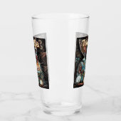 Whimsical Bunny Rabbit Personalisiert Glas (Links)