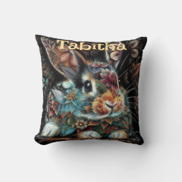 Whimsical Bunny Rabbit Personalisiert Kissen