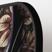 Whimsical Bunny Rabbit Personalisiert Pickleball Schläger (Linke Seite)