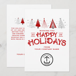 Whimsical Business Weihnachten Kunden Kunden Rot