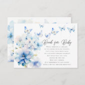 Whimsical Butterfets Book for Baby Enclosure Card Begleitkarte (Vorne/Hinten)