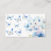 Whimsical Butterfets Diaper Raffle Begleitkarte (Rückseite)