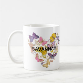 Whimsical Butterfets Liebe Herz Imitate Glitzer Na Kaffeetasse