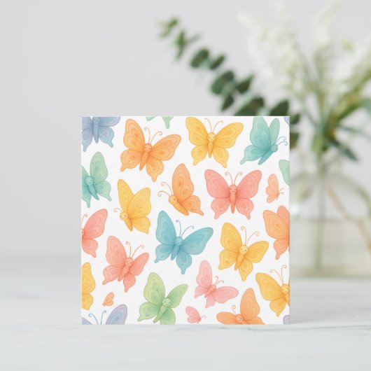 "Whimsical Butterflies" Ankündigung (Stehend Vorderseite)