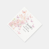 Whimsical Butterflies Babydusche Serviette (Ecke)