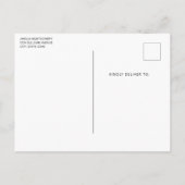 Whimsical Butterflies in a Jar Ankündigungspostkarte (Rückseite)