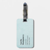 Whimsical Butterflies in a Jar Gepäckanhänger (Rückseite vertikal)