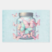 Whimsical Butterflies in a Jar Geschenkpapier Set (Vorderseite 2)