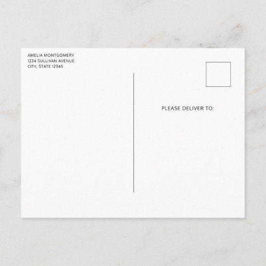 Whimsical Butterflies in a Jar Mother's Day Brunch Einladungspostkarte (Rückseite)