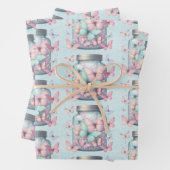  Whimsical Butterflies in a Jar Pattern Geschenkpapier Set (Beispiel)