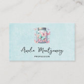 Whimsical Butterflies in a Jar Visitenkarte (Vorderseite)