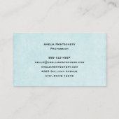 Whimsical Butterflies in a Jar Visitenkarte (Rückseite)