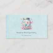 Whimsical Butterflies in a Jar Visitenkarte (Vorderseite)