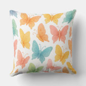 "Whimsical Butterflies" Kissenhülle Kissen (Rückseite)