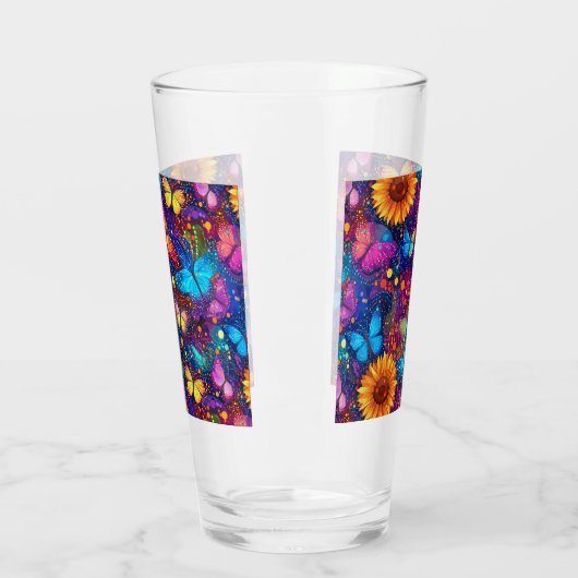 Whimsical Butterfly Dream Glas (Links)