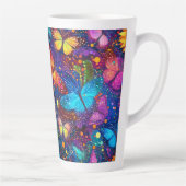 Whimsical Butterfly Dream Latte Tasse (Rechts)